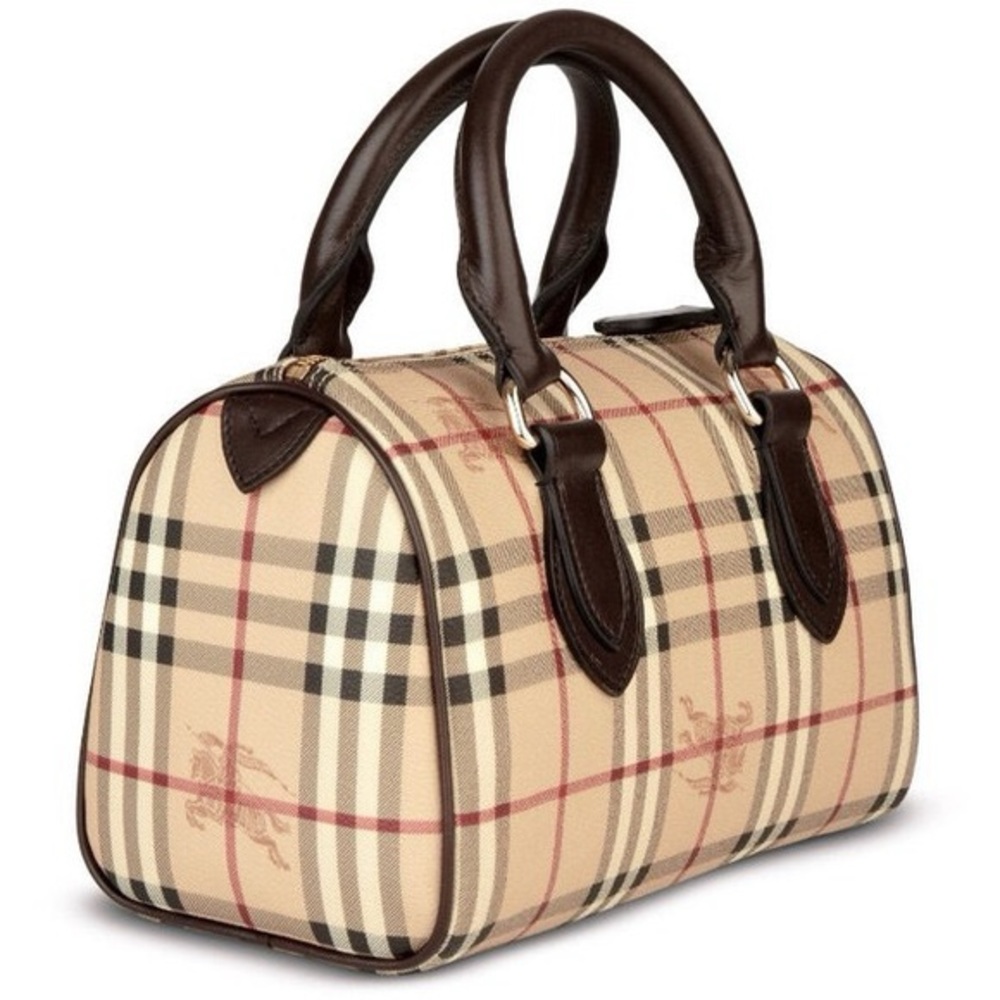 Authentic/ORIGINAL BURBERRY HAYMARKET Bowling Bag